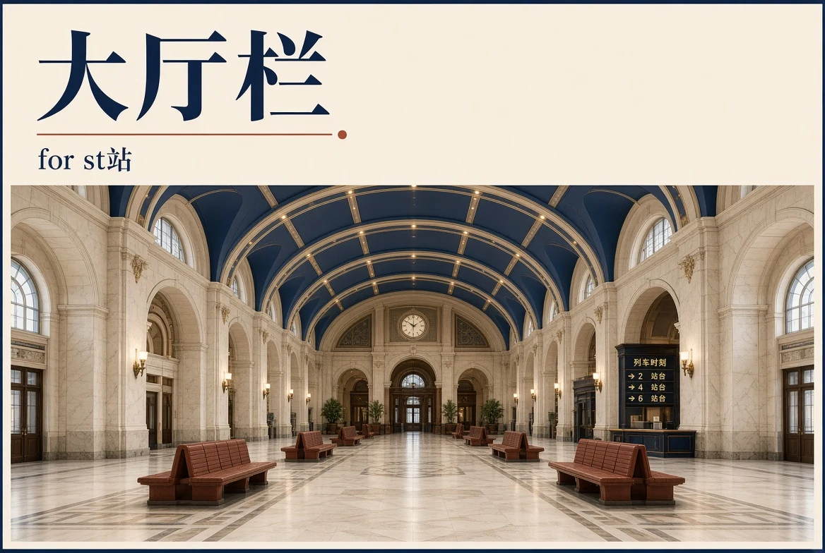 大厅栏题材导览